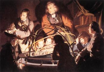 約瑟夫 懷特 德比 A Philosopher Lecturing with a Mechanical Planetary